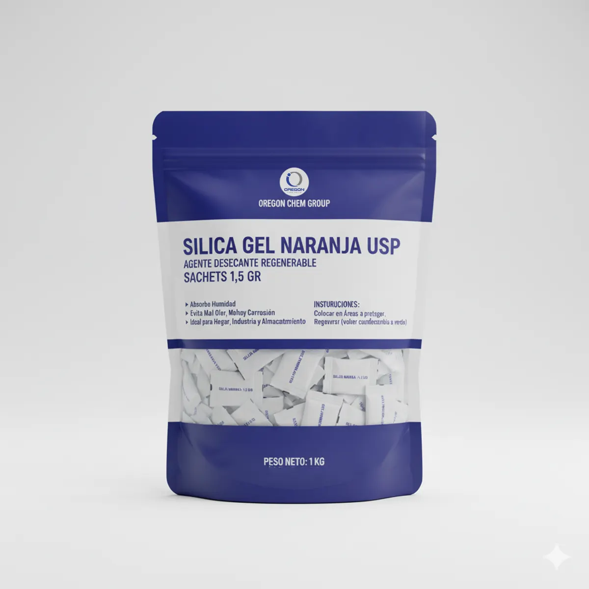 Sílica Gel Naranja 1 KG